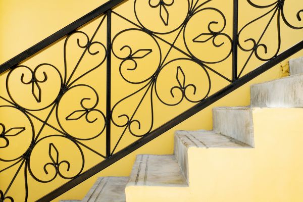 Wrought Iron Railing Painting