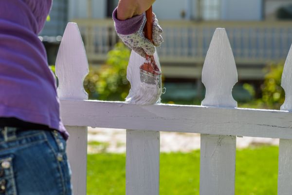 Picket Fence Painting