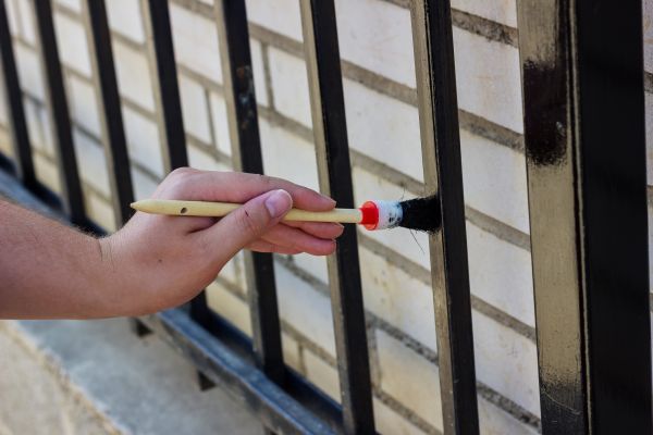 Aluminum Fence Painting