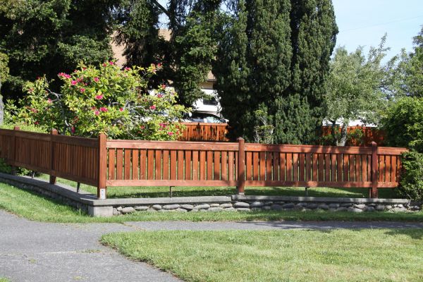 Exterior Fence Staining