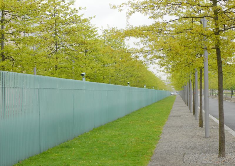 Metal Fence Painting detail