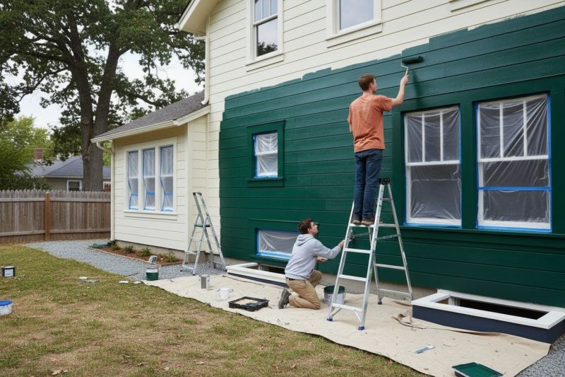 Residential Siding Painting
